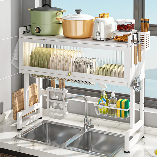 Closed kitchen rack