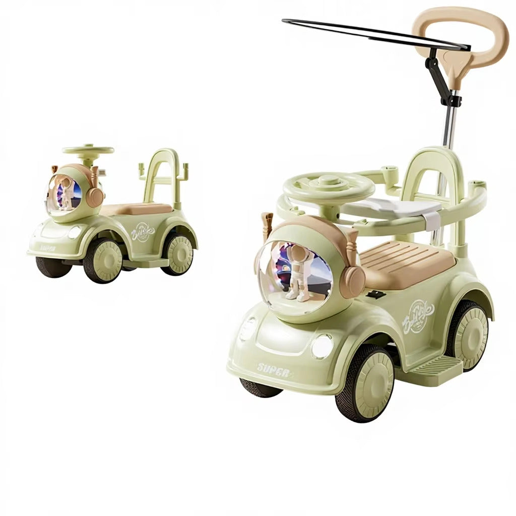 3-in-1 Kids Ride-On Car with Remote