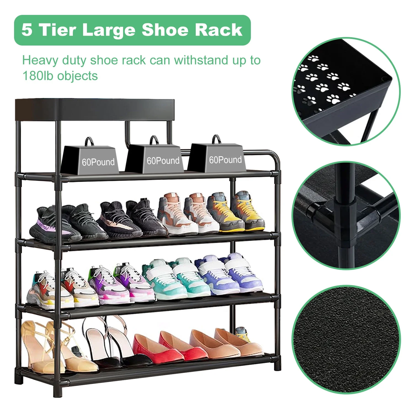 منظم أحذية متعدد الوظائف