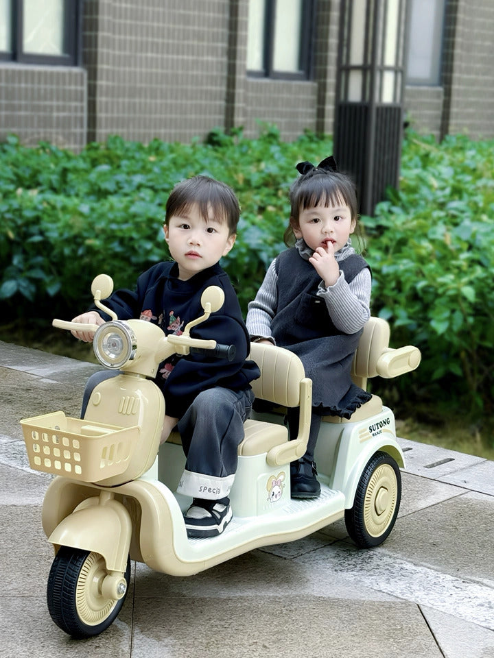 Modern double seat scooter for kids
