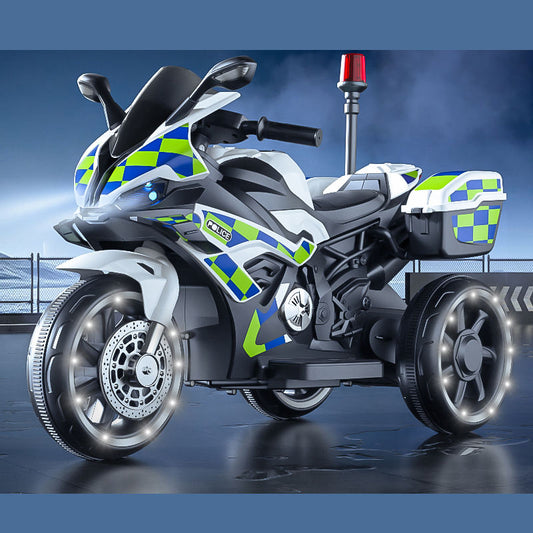 Police Ride-On Electric Bike
