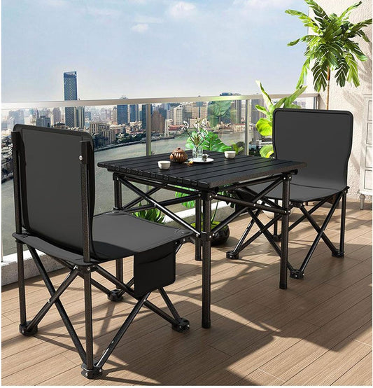 Camping table and chair set