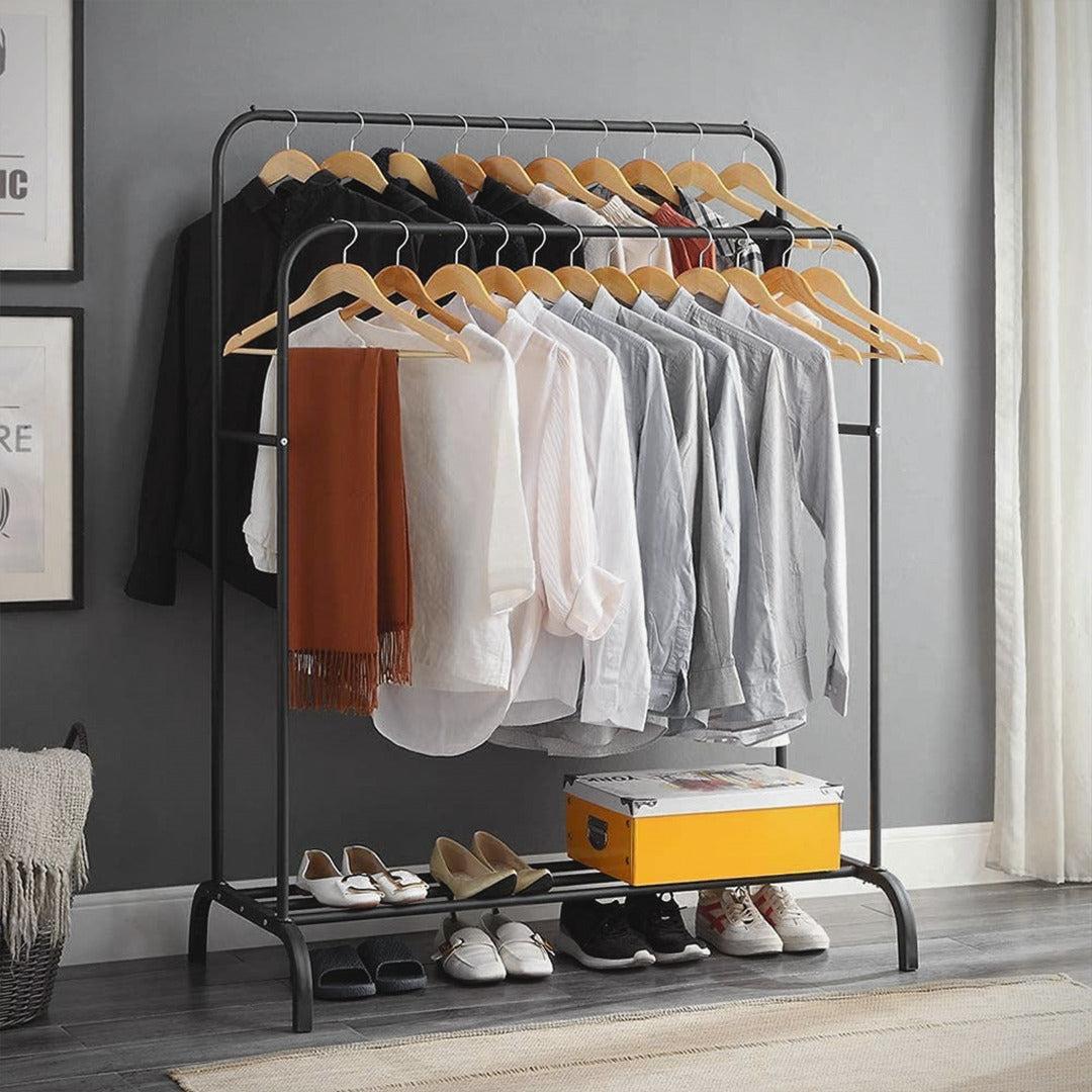 Double-Layer Clothes Rack – Haneefa Store