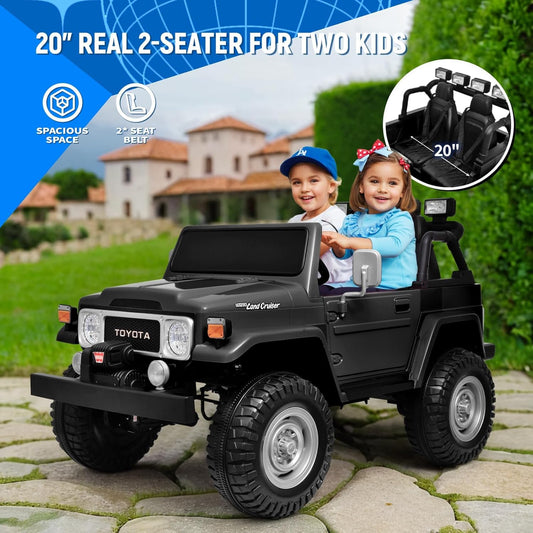 Toyota Land Cruiser 2-Seater Kids Car