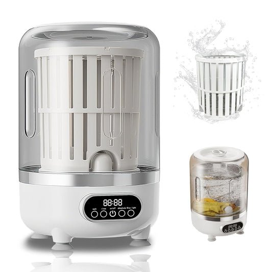 3-in-1 Mini Washing Machine with Spin Basket