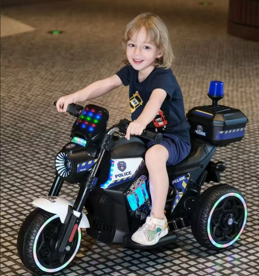 Police Bike With LED Lights