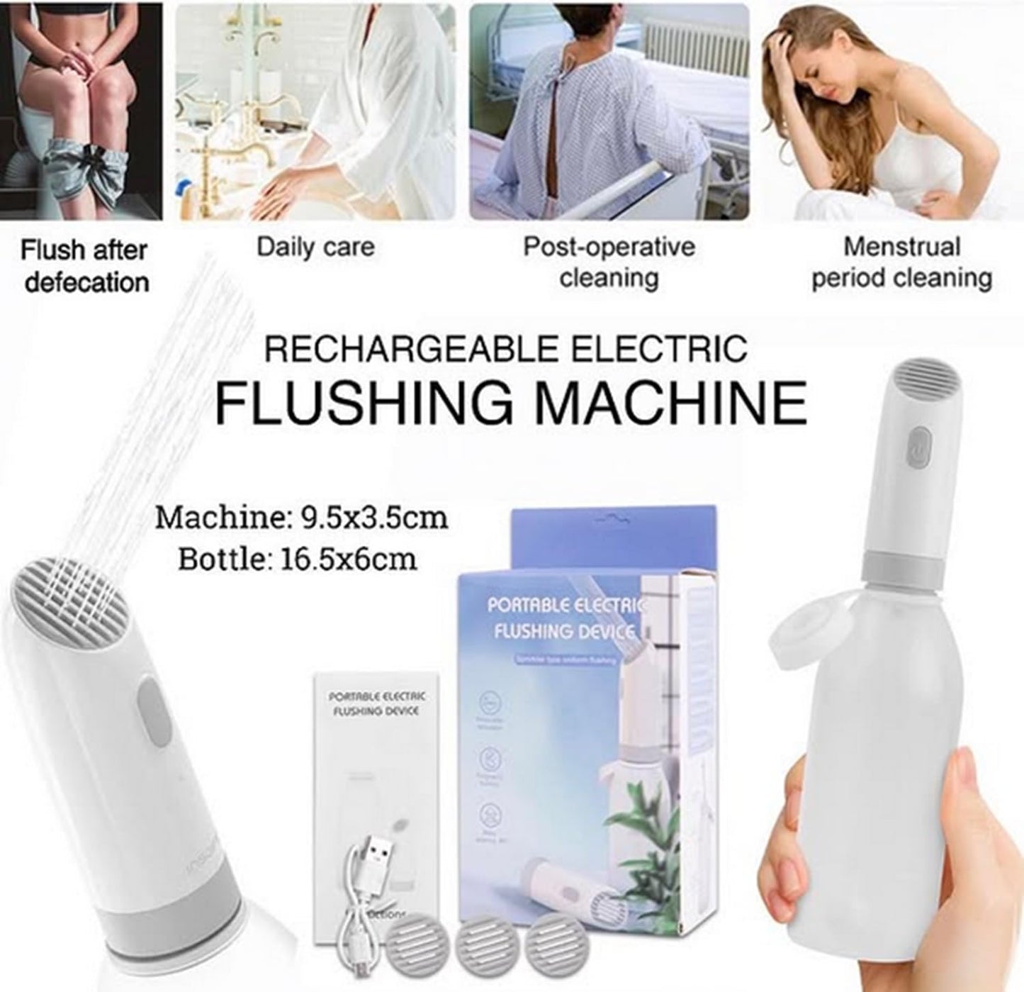 Electric flushing device