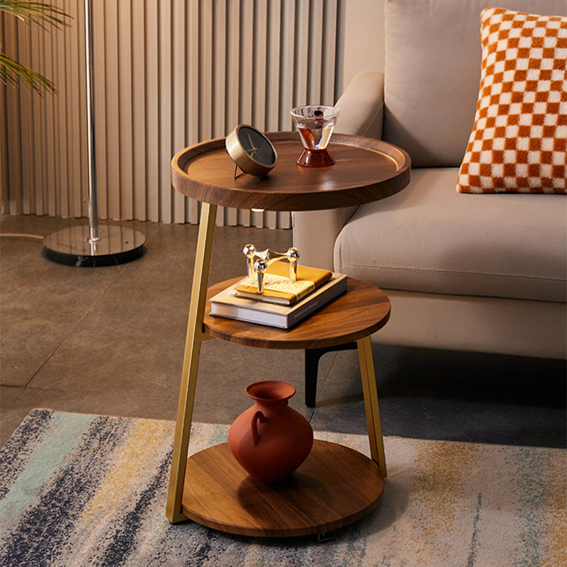 3-Tier Wooden Accent Table