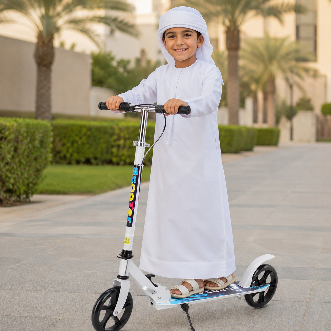 سكوتر أطفال قابل للطي مزود بمكبح