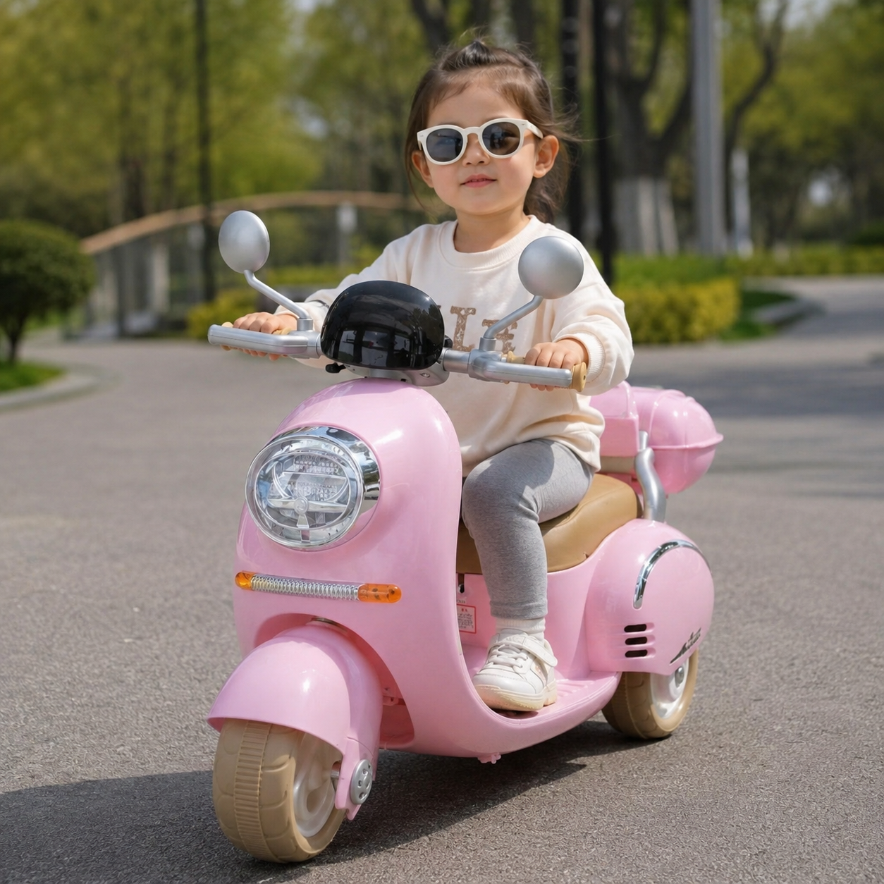 Kids Electric Retro Scooter