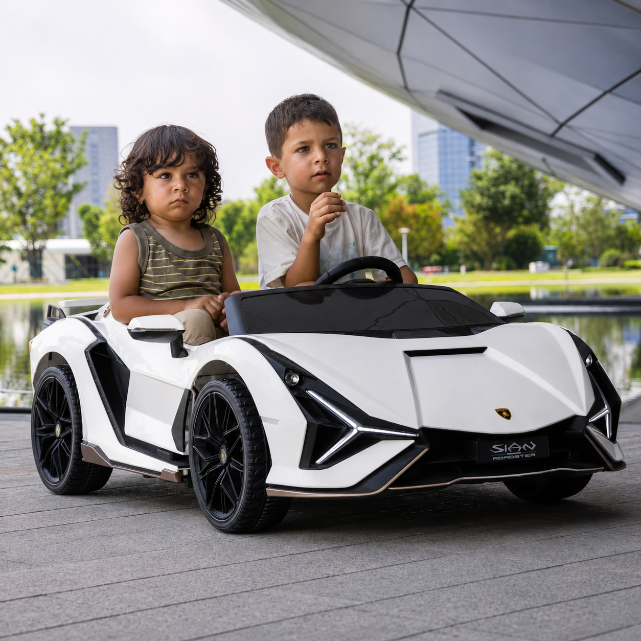 Lamborghini style car for kids (24 Volt)
