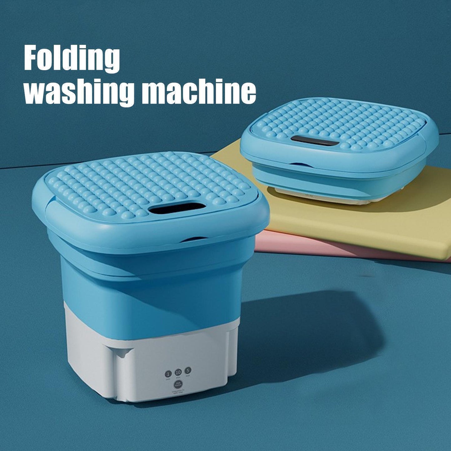 غسالة ملابس قابلة للطي