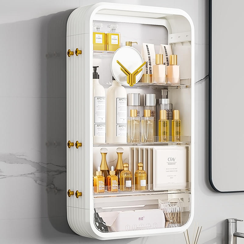 Wall-Mounted Cosmetic Storage Cabinet