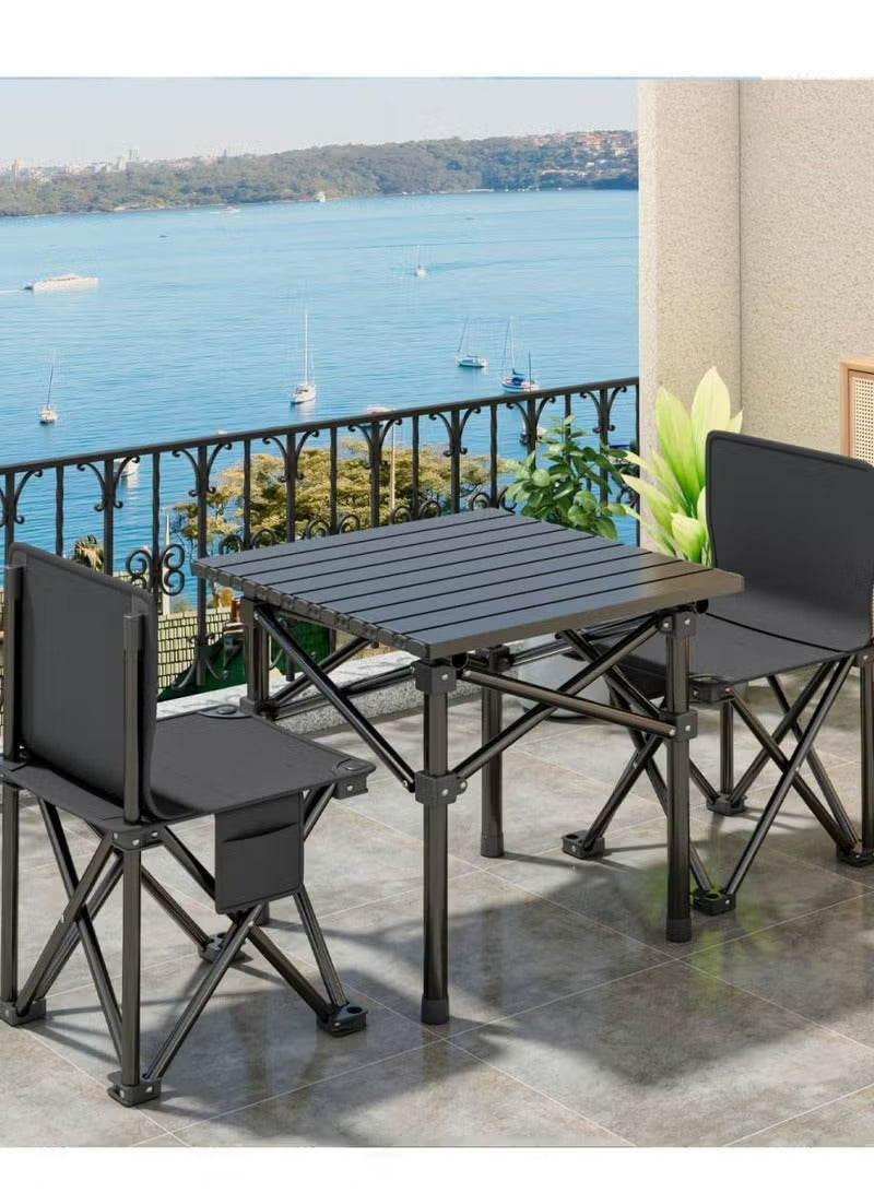 Camping table and chair set