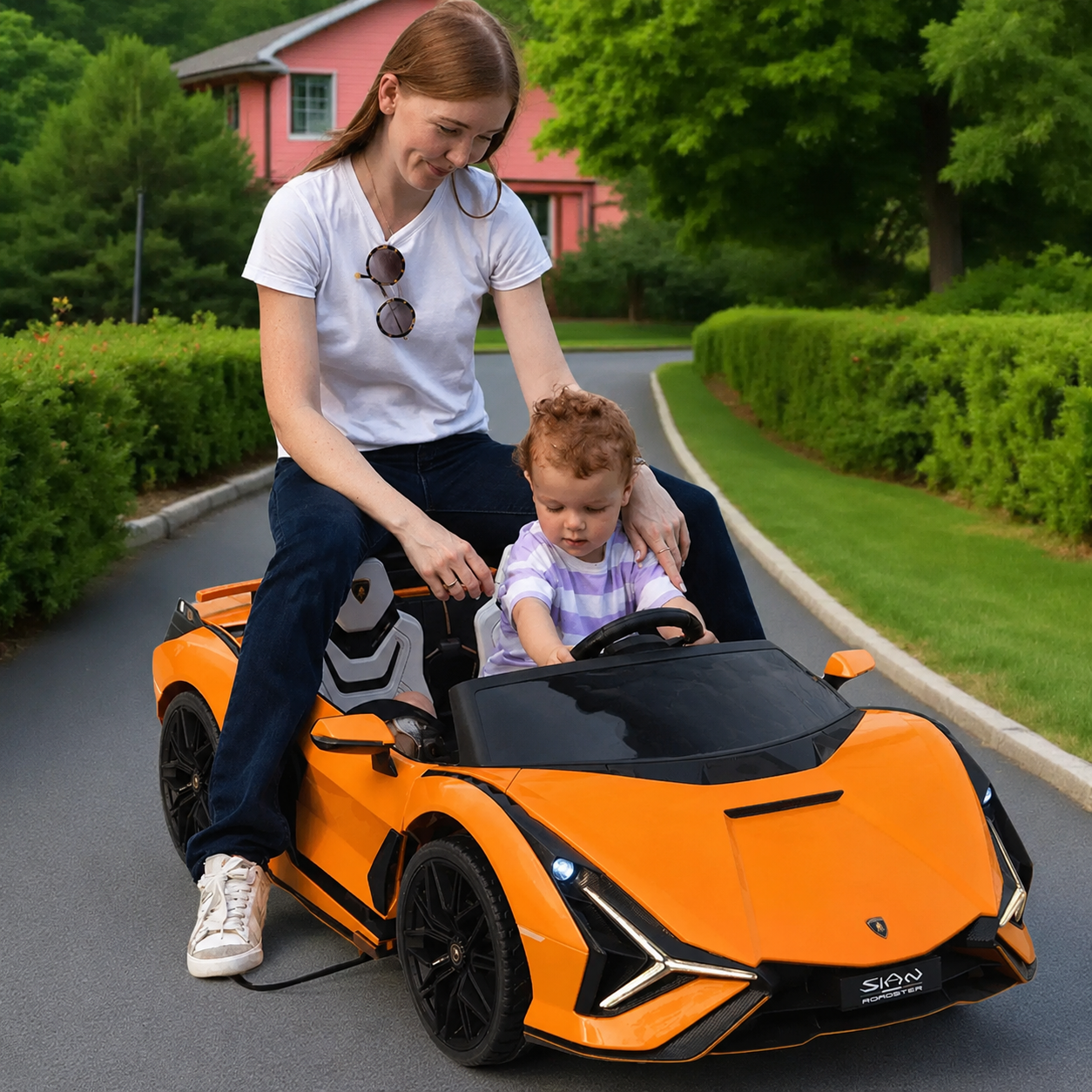 Lamborghini style car for kids (24 Volt)