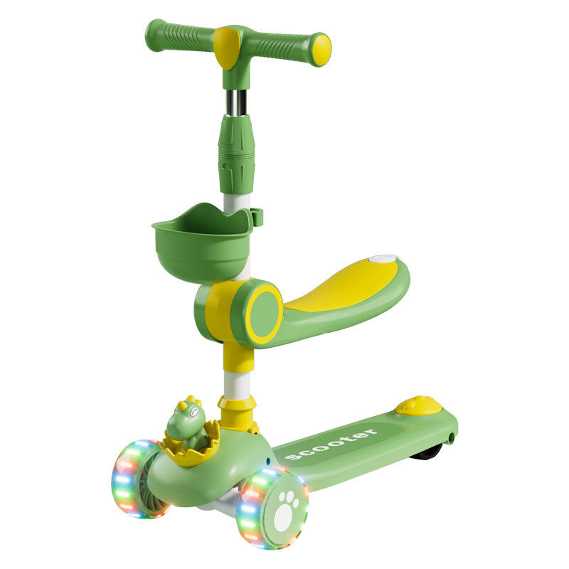 Kids 3-Wheel Scooter with LED Wheels