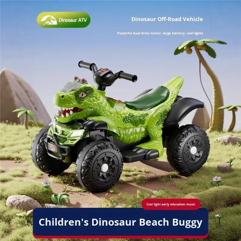 Electric Dinosaur Ride-On Car for Kids