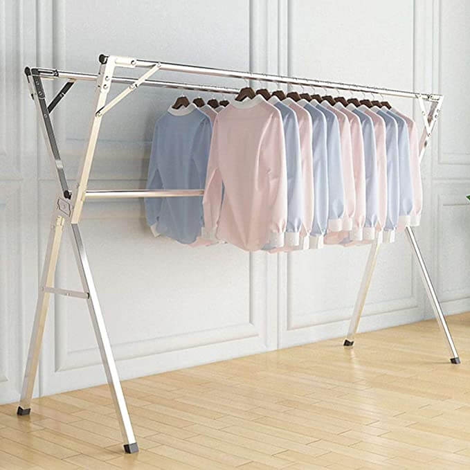 Stainless steel clothes hanger