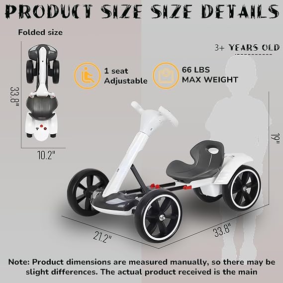 Foldable Kids electric Go-Kart