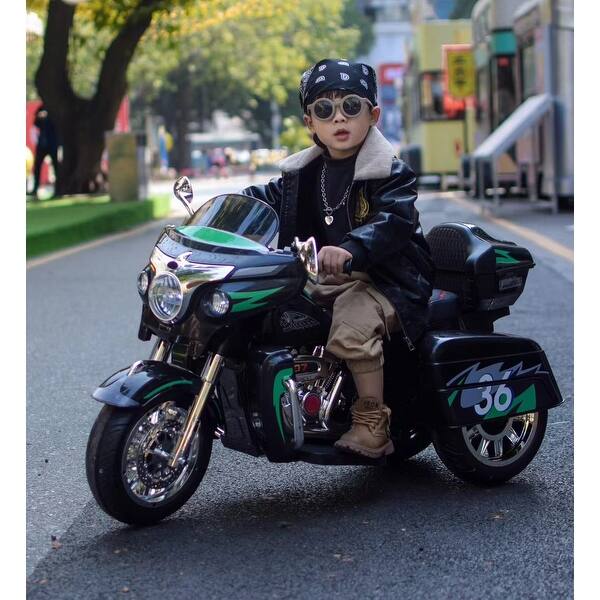 Harley Style Police Bike for Kids