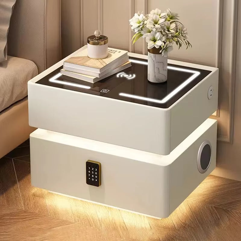 Smart Bedside Table with Digital Lock