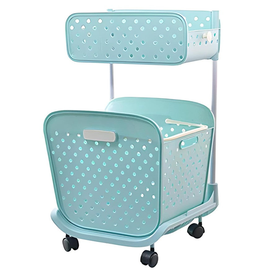 Laundry Storage Cart with Wheels