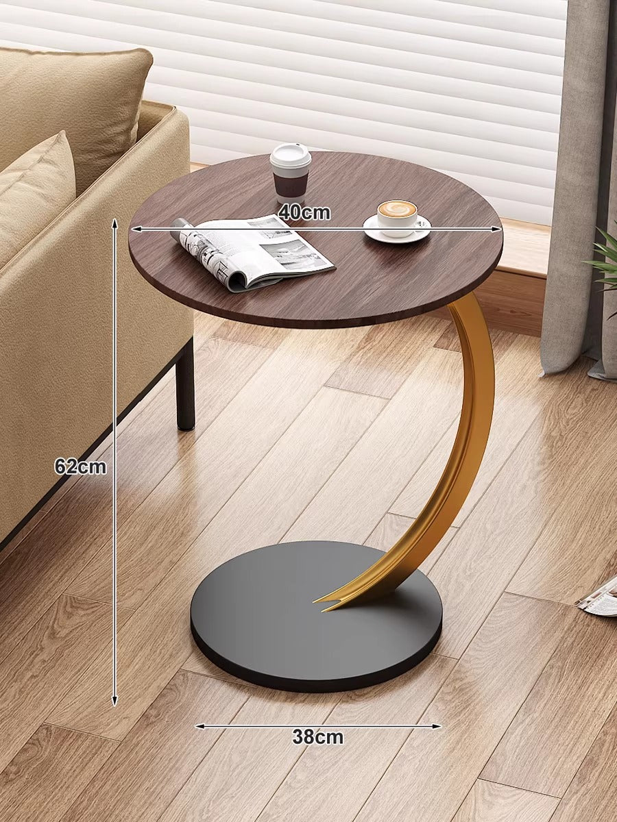 C-Shaped side table